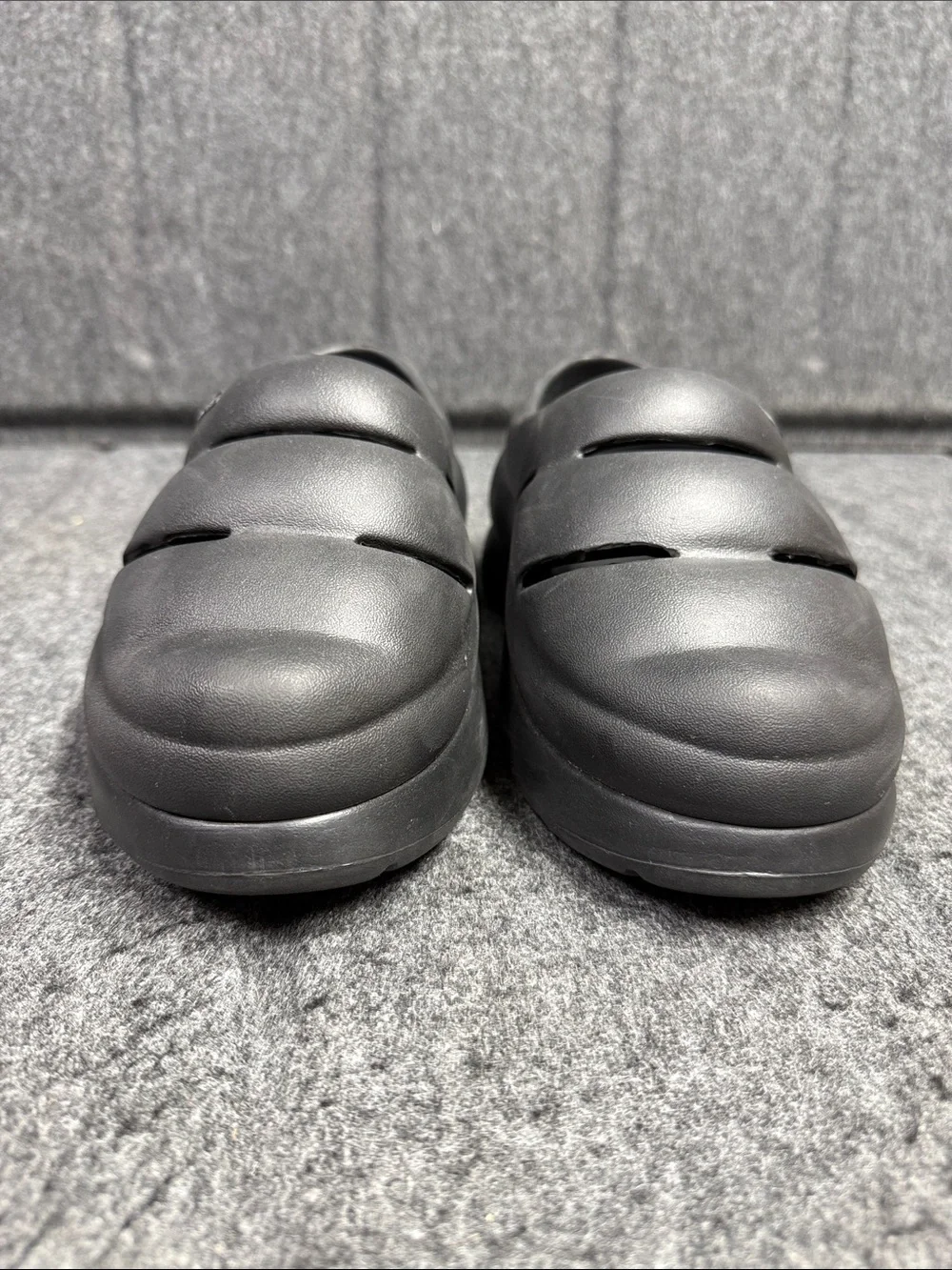 UGG Black Textured Insole Clog
